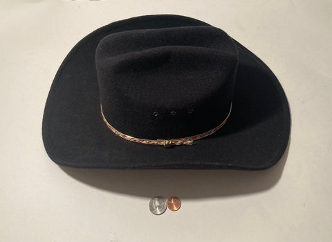 Vintage Cowboy Hat, Black, Western Express, Self Conforming, Size Medium/Small, Quality, Cowboy, Western Wear, Rancher, Sun Shade, Very Nice Hat,