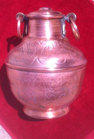This is a nice piece of copper art, fine copper, quality copper, vintage copper