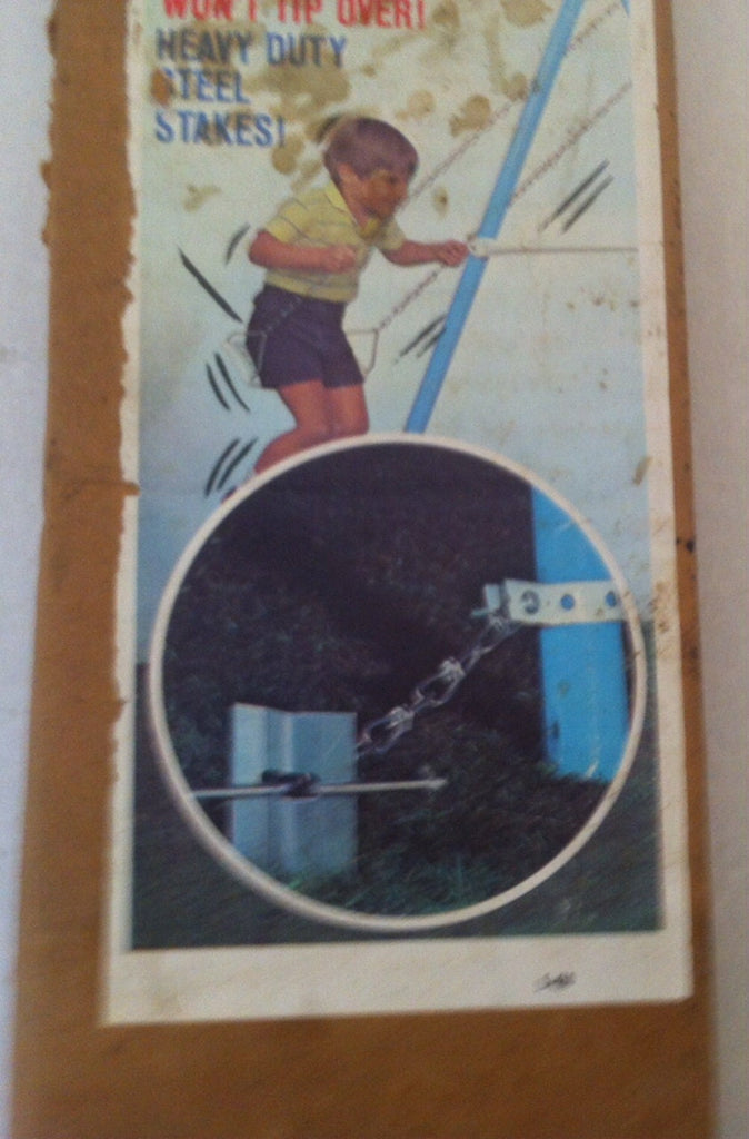 Vintage Box Set of 4 Swing Set, Gym Set Leg Anchors, Makes it so your Swing Does Not Tip Over and is Safe to Play on, Vintage Hardware Set