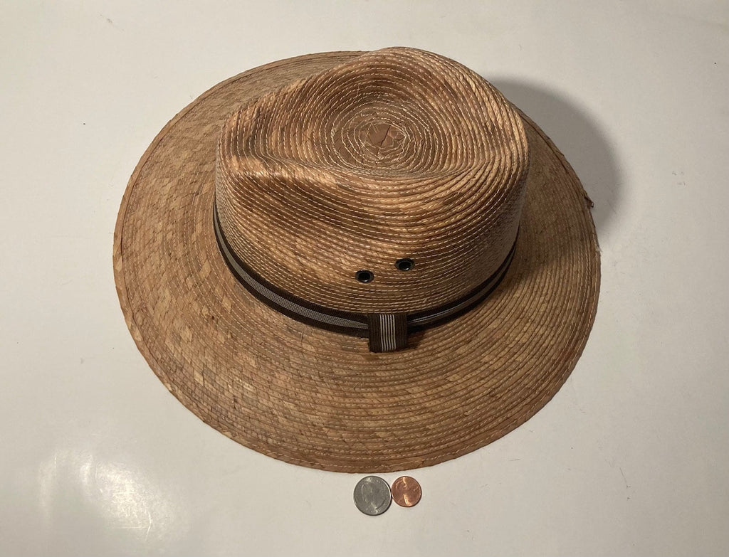 Vintage Cowboy Hat, Straw Hat, Size 7 1/2, Self Conforming, Nice Band, Quality, Cowboy, Western Wear, Rancher, Sun Shade, Very Nice Hat