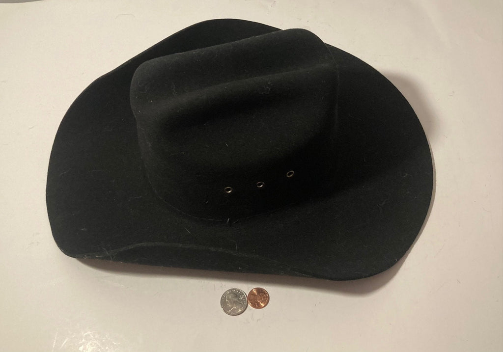 Vintage Cowboy Hat, Black, Bailey, Self Conforming, Size 6 5/8, Quality, Cowboy, Western Wear, Rancher, Sun Shade, Very Nice Hat