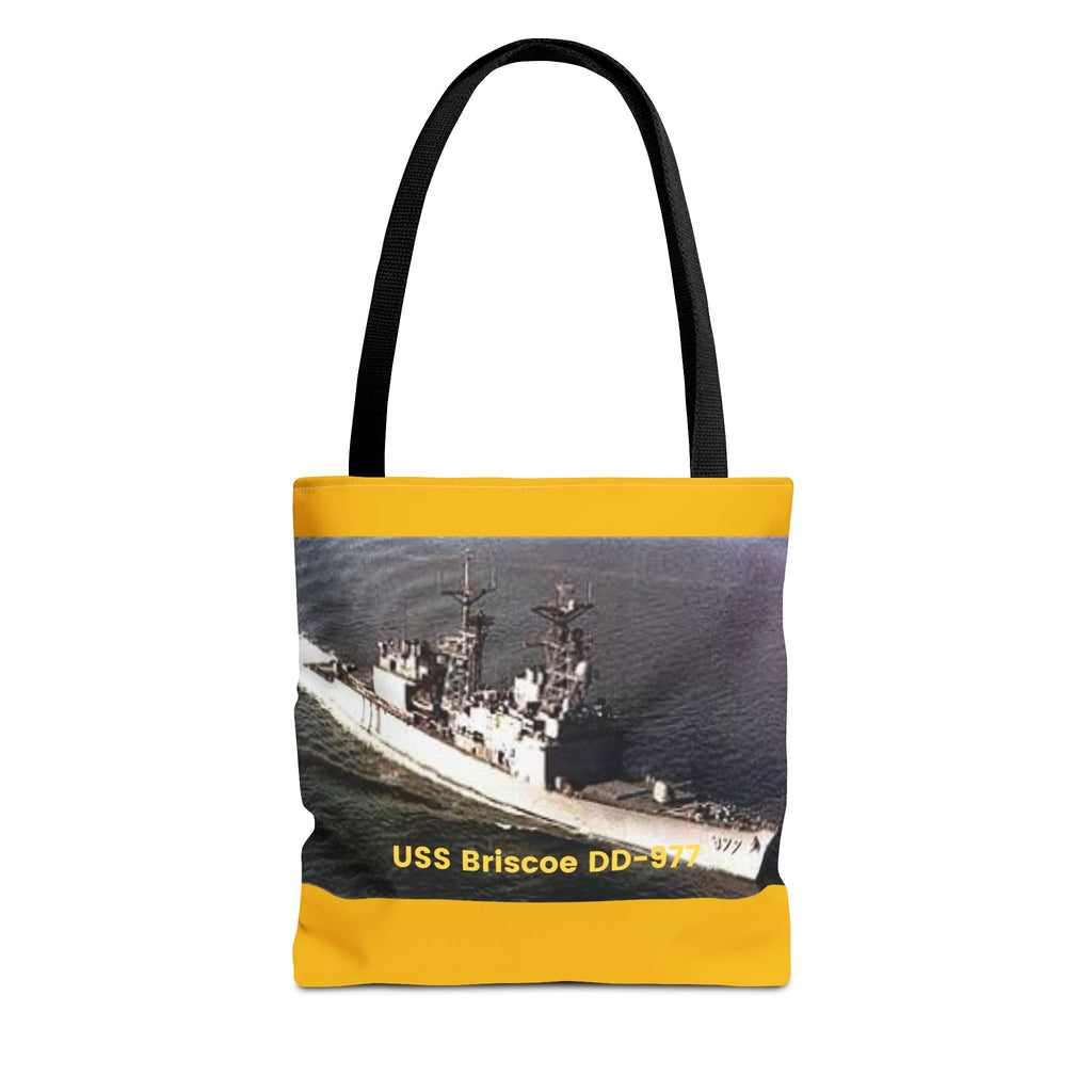 USS Briscoe DD-977 Navy POD Smileandlaughtees Tote Bag (AOP)