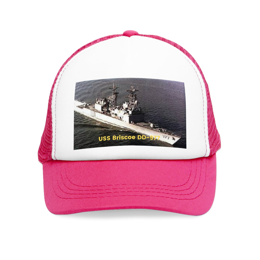 USS Briscoe DD-977 Navy POD Smileandlaughtees Mesh Cap