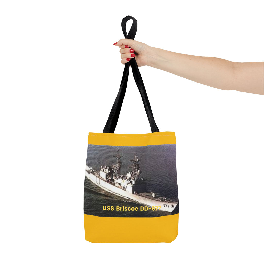 USS Briscoe DD-977 Navy POD Smileandlaughtees Tote Bag (AOP)