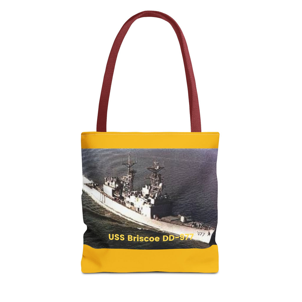 USS Briscoe DD-977 Navy POD Smileandlaughtees Tote Bag (AOP)