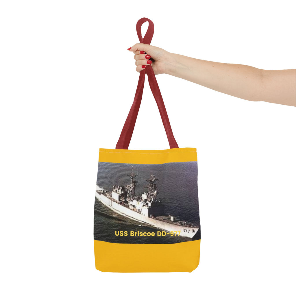 USS Briscoe DD-977 Navy POD Smileandlaughtees Tote Bag (AOP)