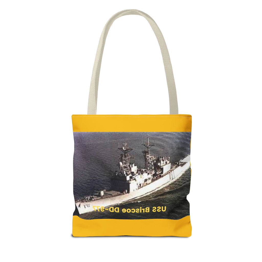 USS Briscoe DD-977 Navy POD Smileandlaughtees Tote Bag (AOP)