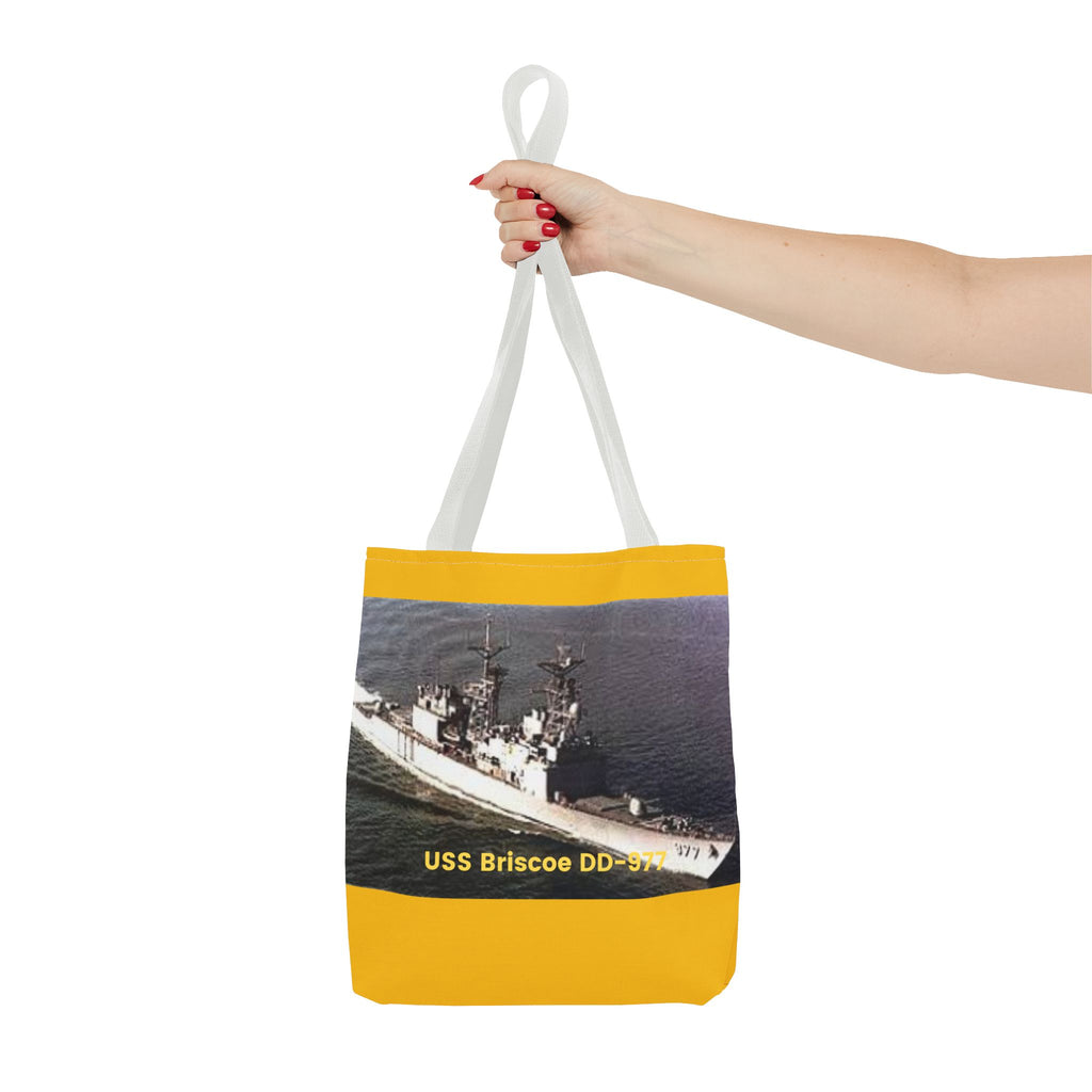 USS Briscoe DD-977 Navy POD Smileandlaughtees Tote Bag (AOP)