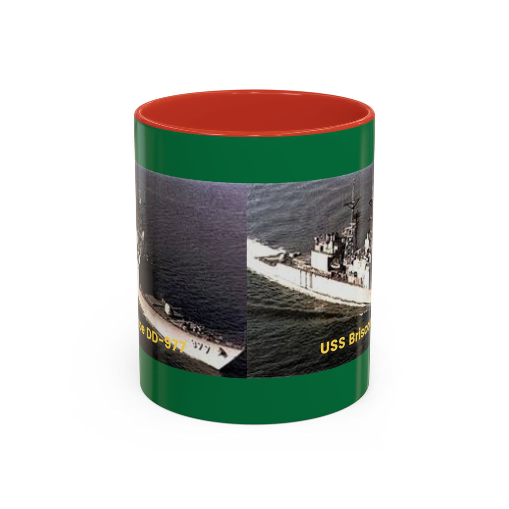 USS Briscoe DD-977 Navy POD Smileandlaughtees Accent Coffee Mug (11, 15oz)