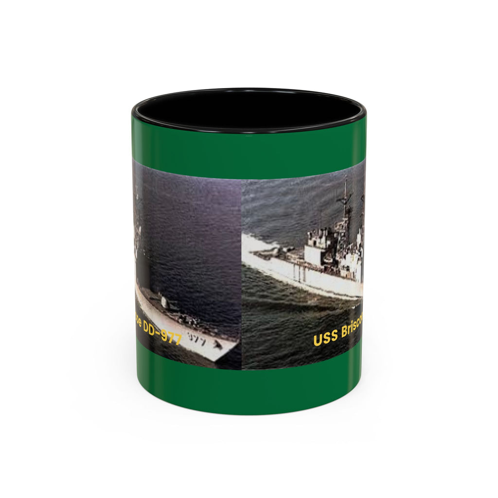 USS Briscoe DD-977 Navy POD Smileandlaughtees Accent Coffee Mug (11, 15oz)