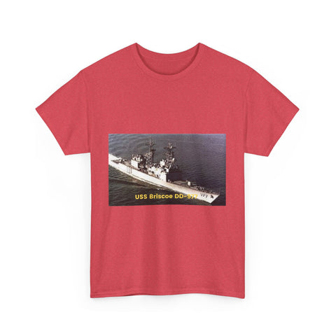 USS Briscoe DD-977 Navy POD Smileandlaughtees Unisex Heavy Cotton Tee