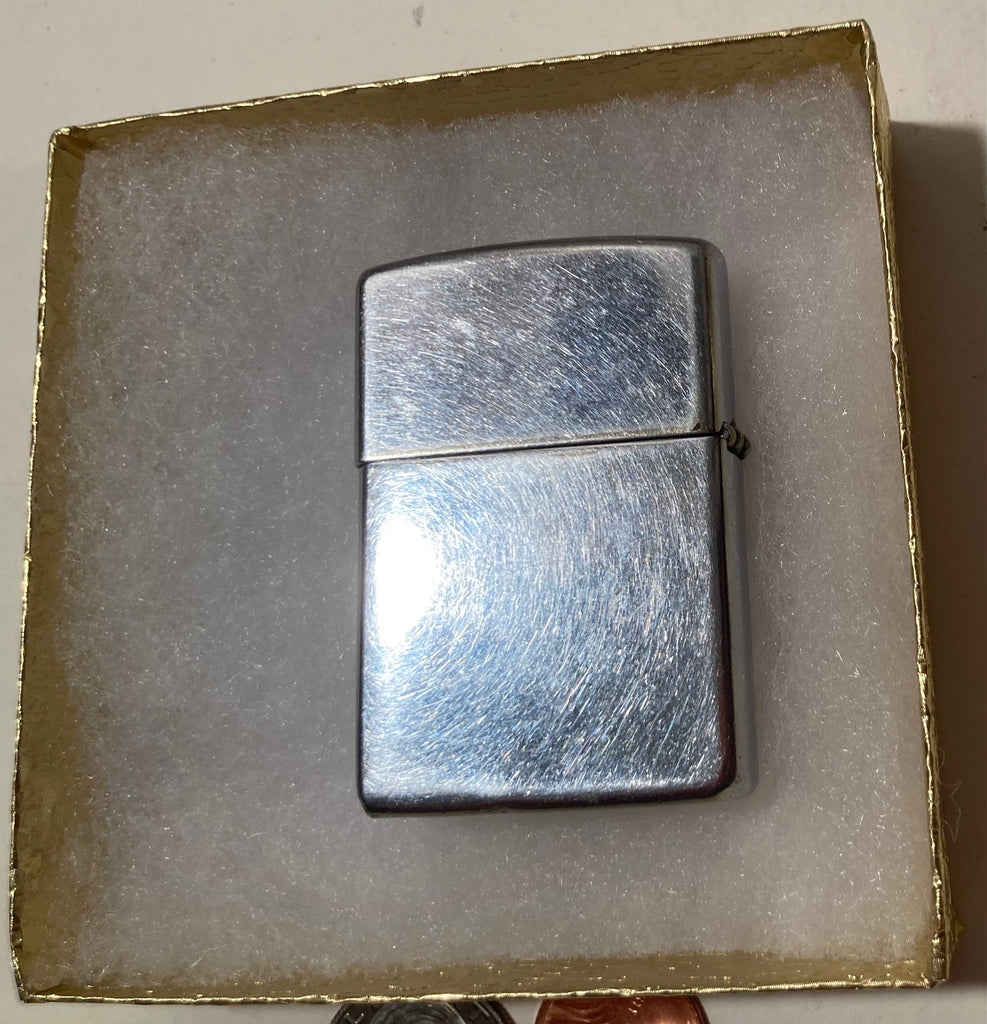 Vintage Metal Zippo, USS Dwight D. Eisenhower, CVN-69, Aircraft Carrier Ship. Navy, Command, Zippo, Made in USA, Cigarettes