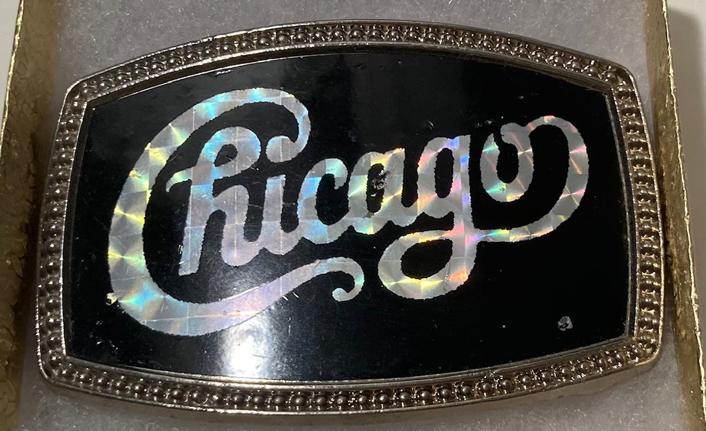 Vintage Metal Belt Buckle, Chicago, Music Group, Singers, Band, Nice Western Design