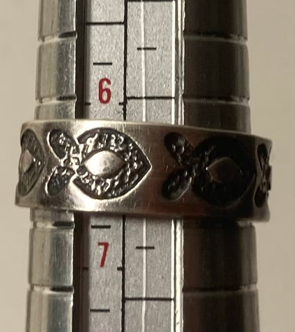 Vintage Sterling Silver Ring with Nice Fish Design, Religious, Nice Design, Quality, Size 6 1/2, Jewelry, 0591, Accessory, 925, Clothing, Necklace, Charm, Bracelet