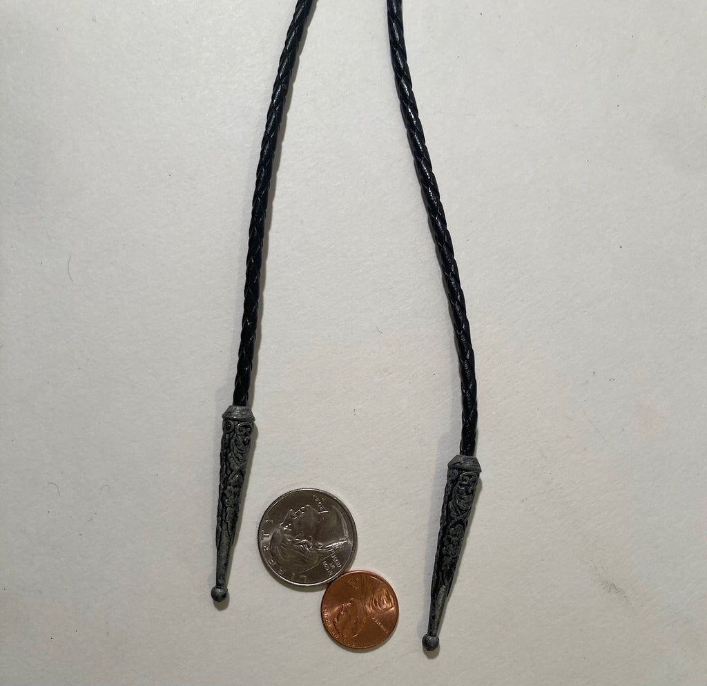 Vintage Metal Bolo Tie, Nice Horse with Horseshoe Design, Nice Western Design