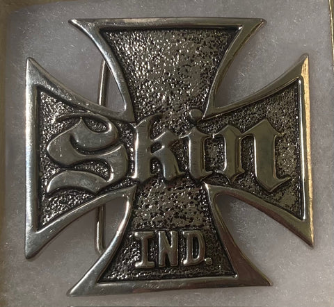 Vintage Metal Belt Buckle, Skin Ind, Nice Cross Design, Gothic, Nice Western Design