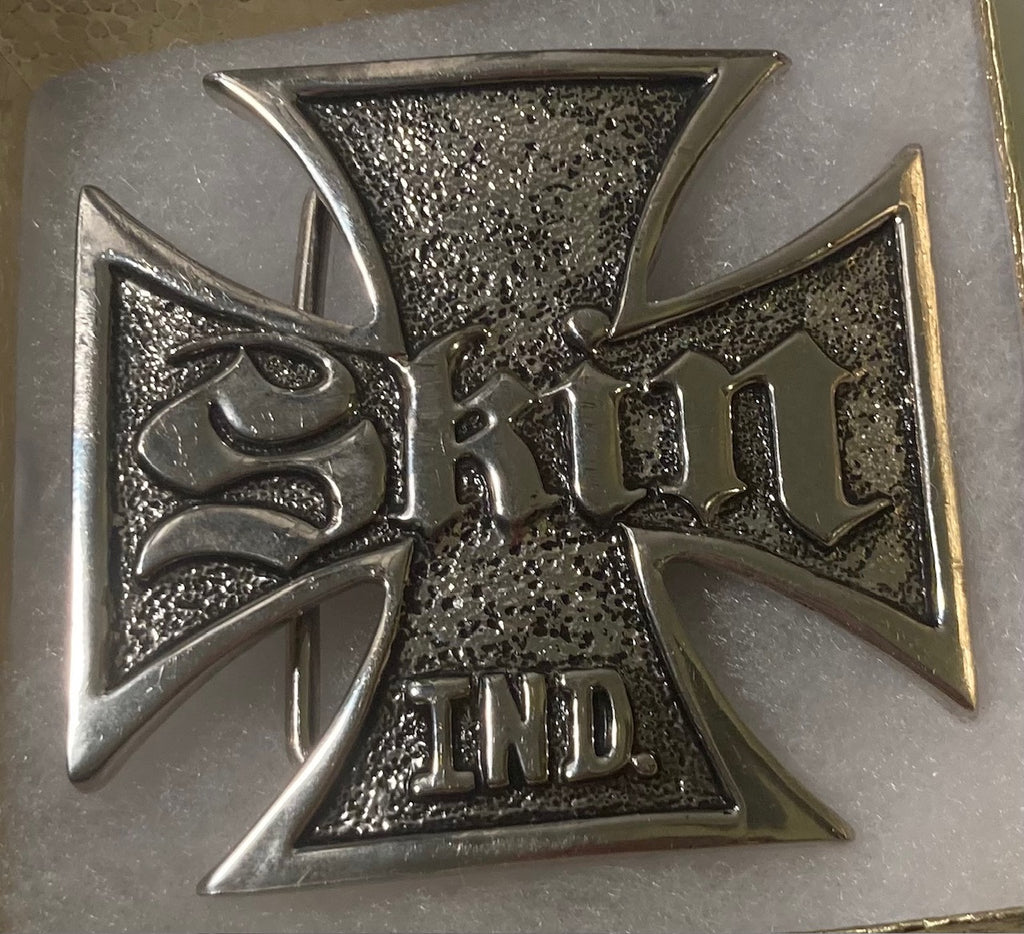 Vintage Metal Belt Buckle, Skin Ind, Nice Cross Design, Gothic, Nice Western Design