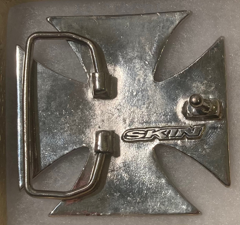 Vintage Metal Belt Buckle, Skin Ind, Nice Cross Design, Gothic, Nice Western Design