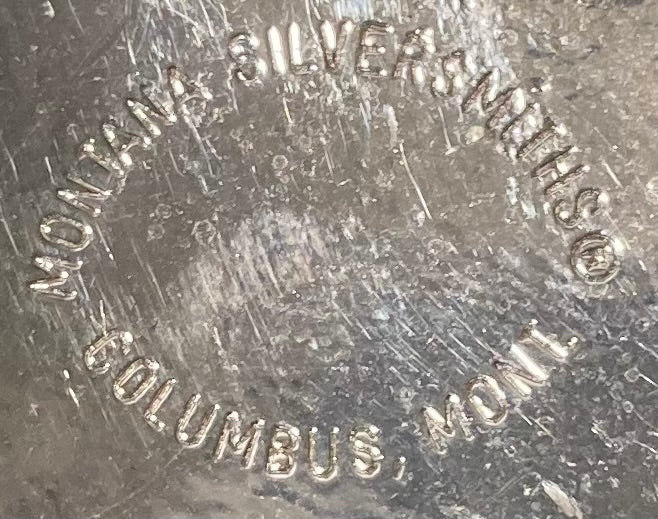 Vintage 2001 Metal Belt Buckle, Silver and Brass, Horse Racing, Montana Silversmiths, MBNA America Racing Challenge, Rumor Had It, Nice Western Design