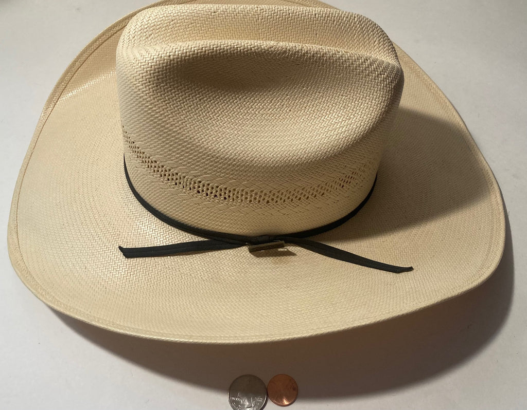Vintage Cowboy Hat, Ivory, White, Larry Mahan Hat Collection, Milano,