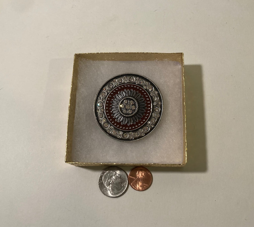 Vintage Metal Belt Buckle, Nice Sparkly Design, Montana Silversmiths, Nice Western