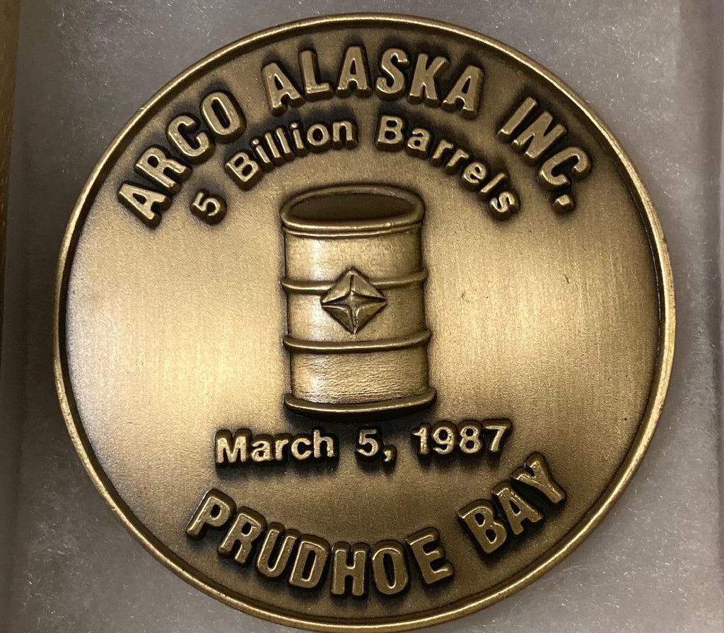 Vintage 1987 Arco Alaska, Inc, 5 Billion Barrels, Standard Alaska Production Company