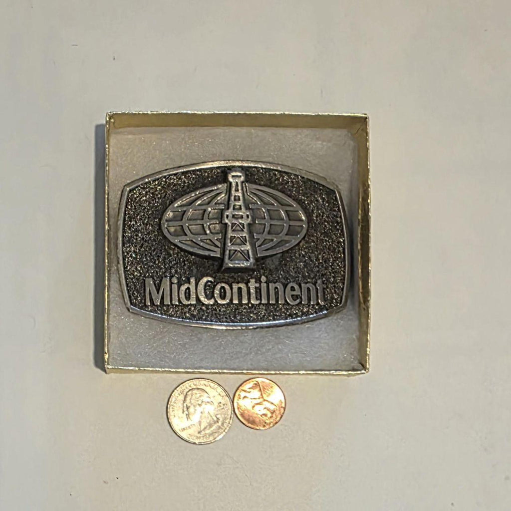 Vintage Metal Belt Buckle, Nice MidContinent, Telecommunications, Internet, More, Nice Western Style Design