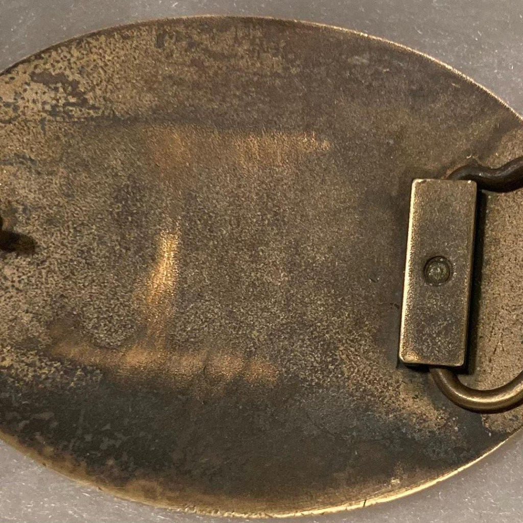 Vintage Metal Belt Buckle, Brass, SNC-Lavalin Thermal Power, Panda Gila River Project, Electricity, Energy, Power, Nice Design