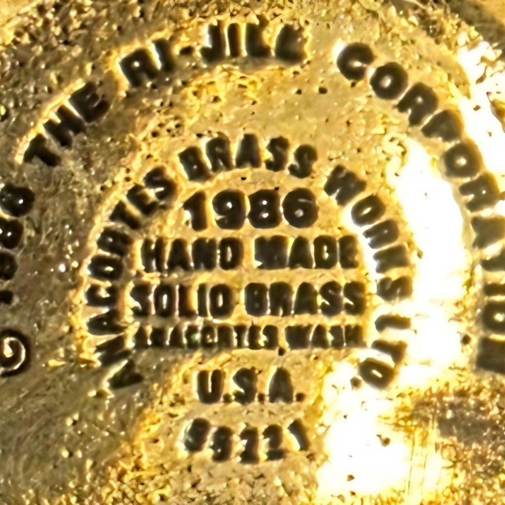 Vintage 1986 Metal Belt Buckle, Brass, Sealift 86', Prudhoe Bay, Alaska, Oilfield, North Slope, Nice Western Design