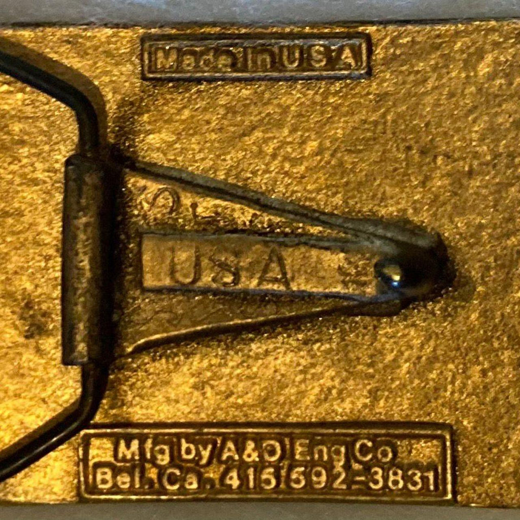 Vintage Metal Belt Buckle, Brass, Pleasant Hill Supreme Court, Law, Judges, Lawyers, Attorneys, Para Legals, Nice Design