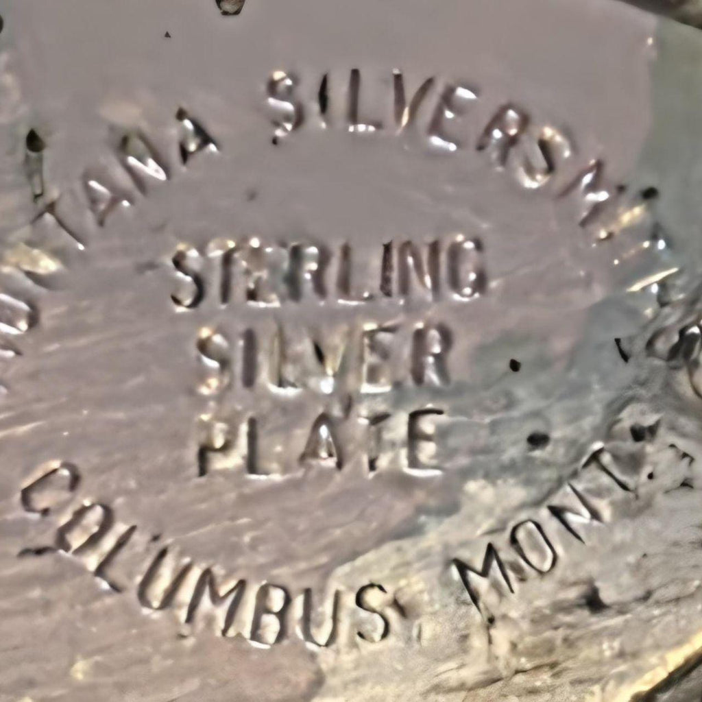 Vintage Metal Belt Buckle, Nice Silver and Brass, Double Hearts, Horse, Montana Silversmiths