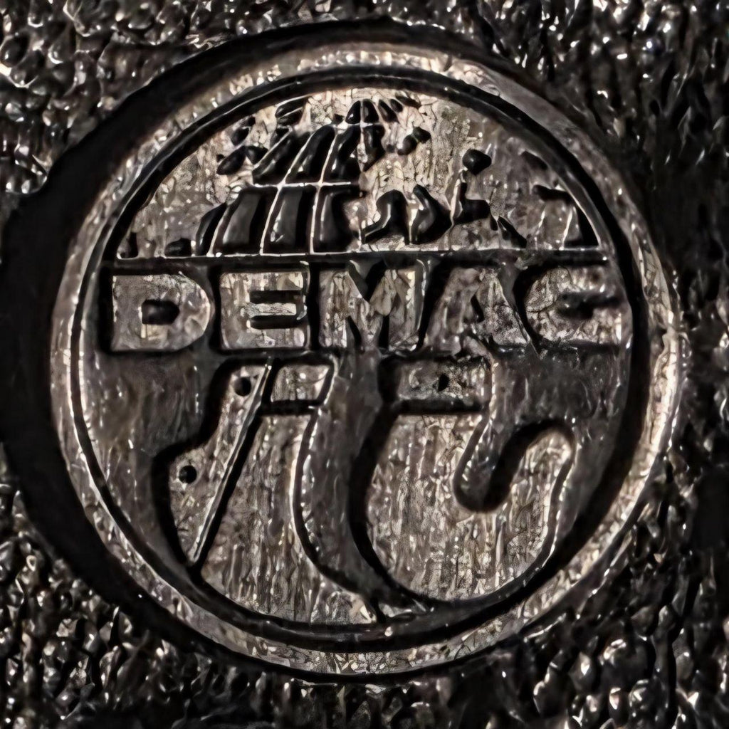 Vintage Metal Belt Buckle, Demag, Crane, Heavy Lifting, Boom Truck, Construction, Nice Western Design