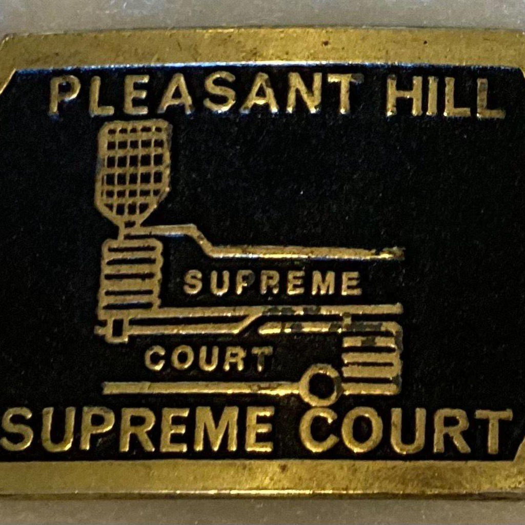 Vintage Metal Belt Buckle, Brass, Pleasant Hill Supreme Court, Law, Judges, Lawyers, Attorneys, Para Legals, Nice Design