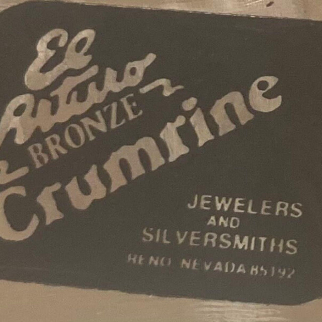 Vintage Metal Belt Buckle, Silver and Brass, Letters CK, Eagle, Crumrine, Big Size, Nice Western Design, 4 1/2" x 3 1/4", Heavy Duty