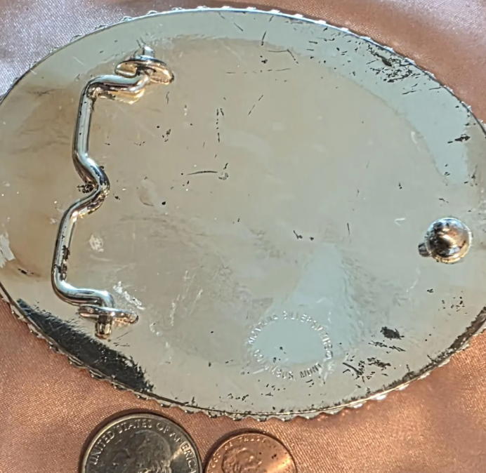 Vintage Metal Belt Buckle, Professional Bull Riders, PBR Design, Montana Silversmiths, Nice Design