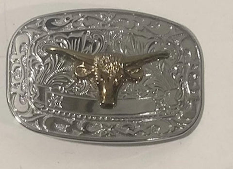 Vintage Metal Belt Buckle Gold Bull Design, Nice Design, Standard Size, Heavy Duty, Quality, Thick Metal, For Belts, Fashion,