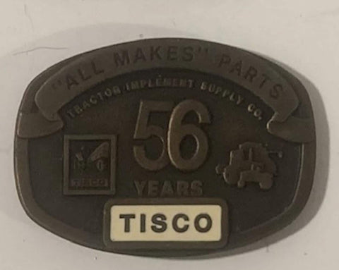 Vintage Metal Belt Buckle, 56 years TISCO, Nice Design, Standard Size, Heavy Duty, Quality, Thick Metal, For Belts, Fashion,