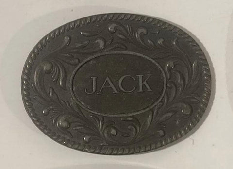 Vintage Metal Belt Buckle, Jack, Nice Design, Standard Size, Heavy Duty, Quality, Thick Metal, For Belts, Fashion,