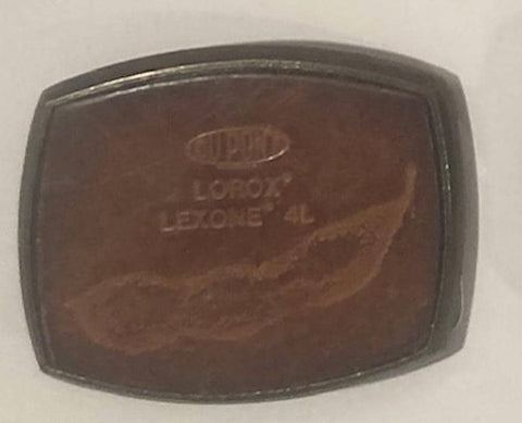 Vintage Metal Belt Buckle, Lorox Lexone 4L, Nice Design, Standard Size, Heavy Duty, Quality, Thick Metal, For Belts, Fashion,