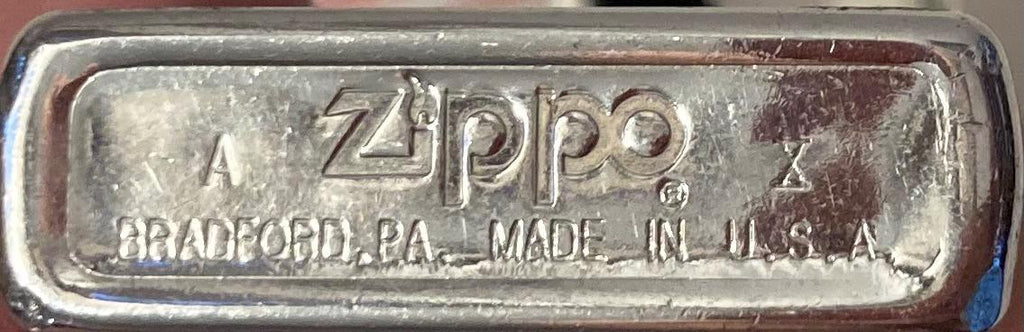 Vintage Metal Zippo Lighter, Zip Light, Nice Design, Zippo, Made in USA, Cigarettes