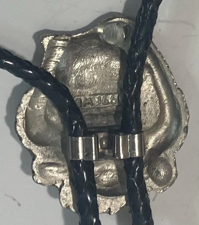 Vintage 1991 Metal Bolo Tie, Looney Tunes, Warner Brothers, Tasmanian Devil, 1 3/4" x 1 1/2", Nice Design, Quality, Heavy Duty