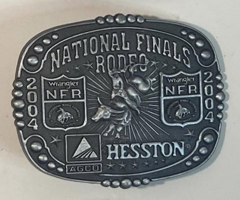 Vintage Metal Belt Buckle, National Finals Rodeo, Heavy Duty, Quality, Made in USA, For Belts, Fashion