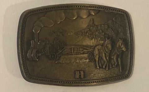 Vintage Metal Belt Buckle, Oil Field Horse, Nice Design, Standard Size, Heavy Duty, Quality, Thick Metal, For Belts, Fashion,