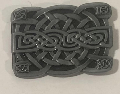 Vintage Metal Belt Buckle, Square Celtic Pattern, Nice Design, Standard Size, Heavy Duty, Quality, Thick Metal, For Belts, Fashion,