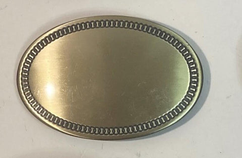 Vintage Metal Belt Buckle, Brass Plated, Nice Design, Standard Size, Heavy Duty, Quality, Thick Metal, For Belts, Fashion,