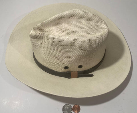 Vintage Cowboy Hat, Equinox, White, Size L, Quality, Cowboy, Western Wear, Rancher, Sun Shade, Very Nice Hat, Free Shipping in the U.S.