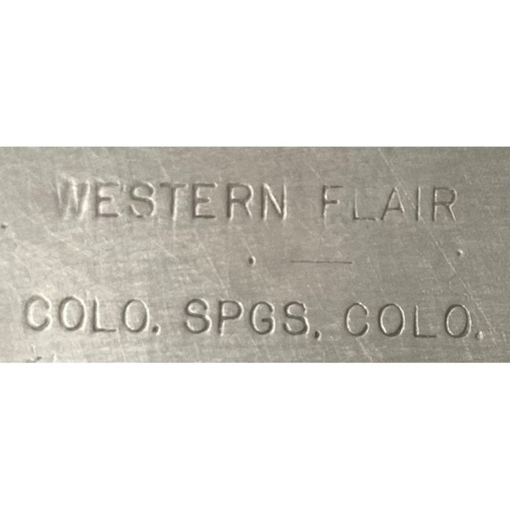Vintage Metal Belt Buckle, Silver and Brass, Western Flair, Colorado, Pheasant