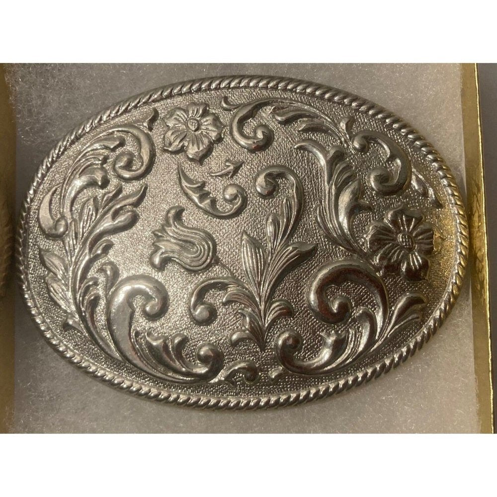 Vintage Metal Belt Buckle, Nice Flowers Design, Nice Design,