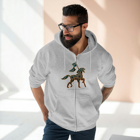 Horse Lover Hooves POD Unisex Premium Full Zip Hoodie