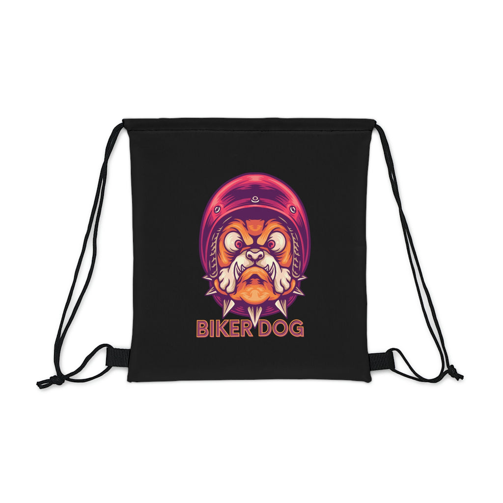 Biker Dog POD  Outdoor Drawstring Bag